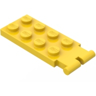Lego deska 2x4 samec, žlutá (331524)